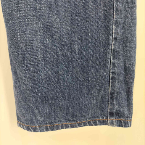 ケンゾー KENZO 90S 北斎タグ バックポケット 富士山ステッチ ワイドデニム メンズ  82cm